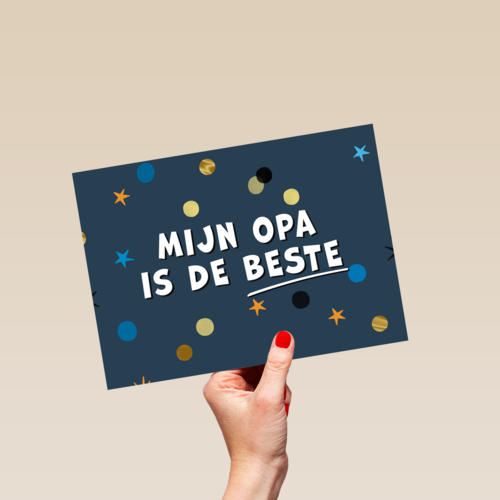 Opa kaart mijn opa is de beste