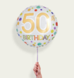 Ballon 50 Birthday Multi Eco