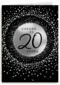 Verjaardagskaart leeftijden Cheers to 20 years