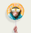 Ballon Happy Birthday Aap Oranje