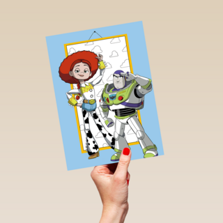 Rijksmuseum X Toy Story kaart Jessie and Buzz