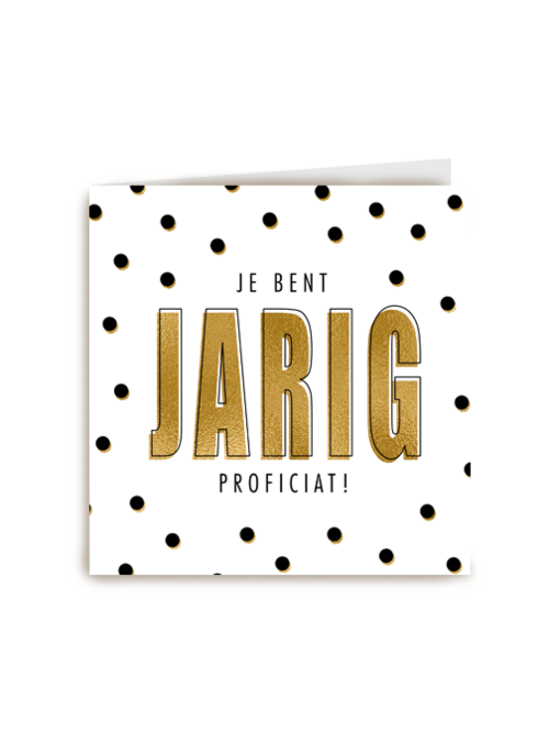 Verjaardagskaart Hallmark | Je Bent Jarig Met Gouden Proficiat