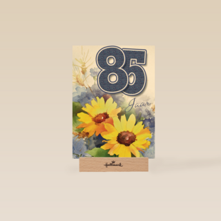 verjaardag leeftijden zonnebloemen 85