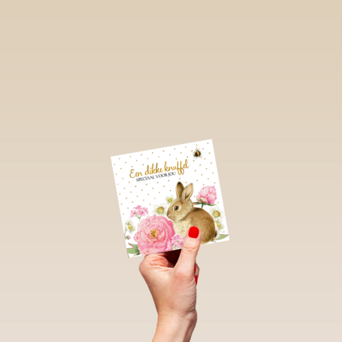 Kaart flowers by Marjolein Bastin Een dikke knuffel