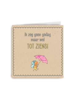 ik zeg tot ziens