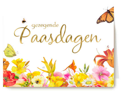 pasen kaart christelijk marjolein bastin vlinder