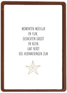 kerstkaart momenten moeilijk