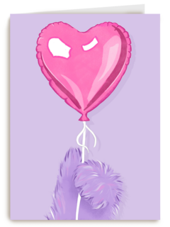 Hart Ballon Fluffy hand