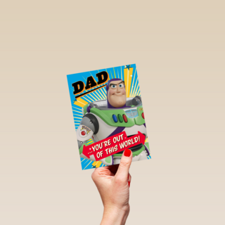 Toy Story Vaderdagkaart you are out of this world
