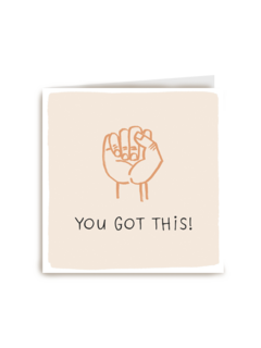 Sterktekaart you got this