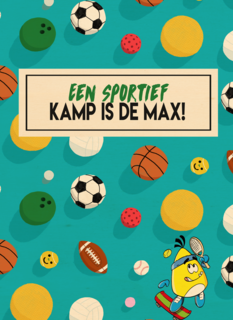 Sporta sportieve Op kamp kaart