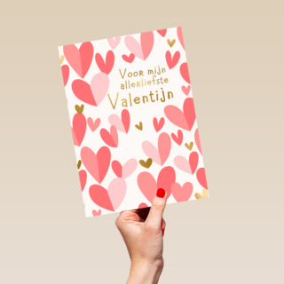 valentijnskaart klassiek voor mijn allerliefste valentijn