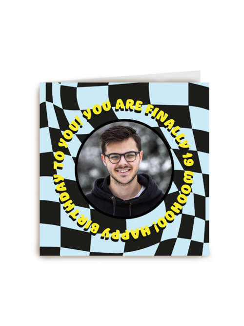 Kaart Hallmark | Kaart Met Leeftijden | Happy Birthday You Are Finally 19 Woohoo