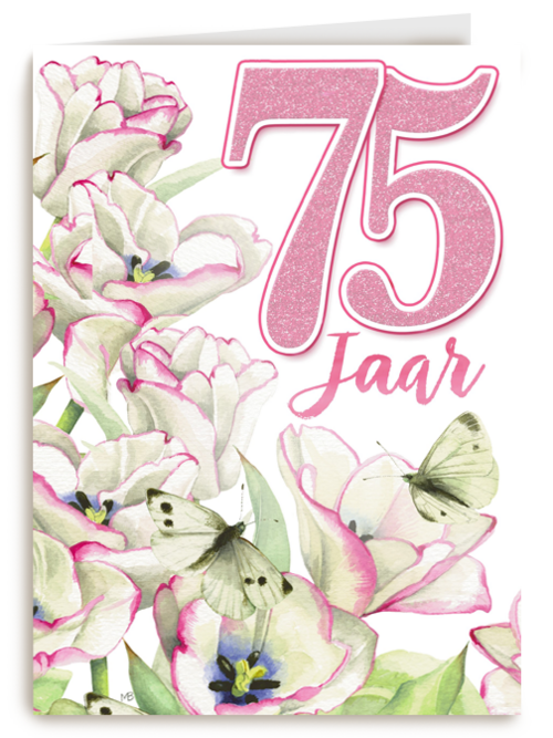 75 jaar bloemen