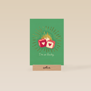 Valentine Im So Lucky dice