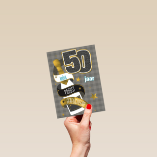 verjaardag leeftijden fles 50 jaar