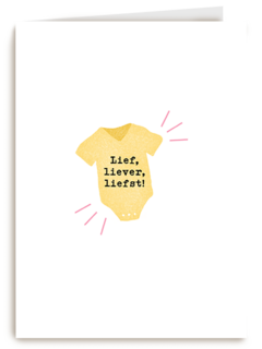 Geboortefelicitatie lief liever liefst