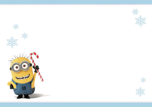 minion kerstkaart vrolijk kerstfeest