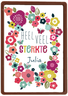 Heel veel sterkte voor jou