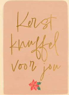 Kerst knuffel voor jou!