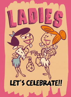 flintstones wilma and betty celebrate