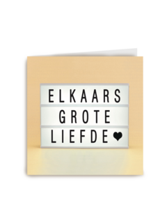 elkaars grote liefde lightbox