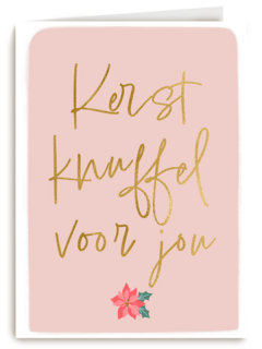 Kerst knuffel voor jou!