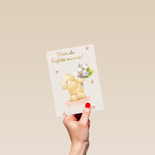 moederdag kaart forever friends voor de liefste mama