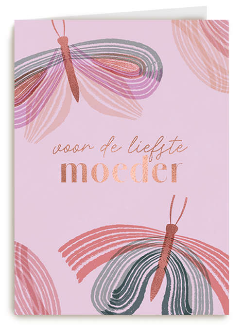 Kaart Hallmark | Moederdag | Voor De Liefste Moeder Vlinders
