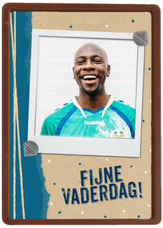 Vaderdagkaart Polaroidfoto