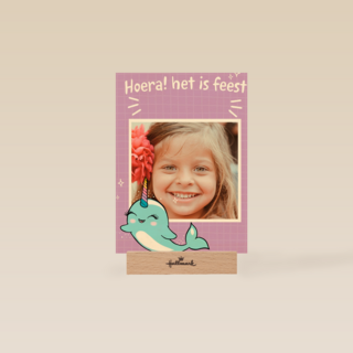 hoera het is feest met een narwal