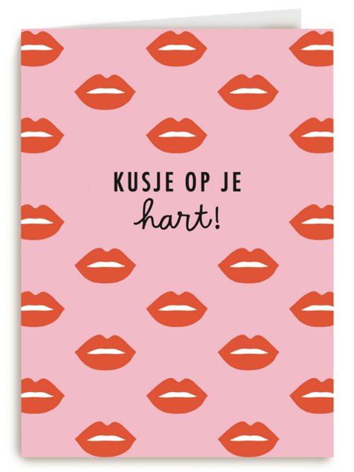 kusje op je hart