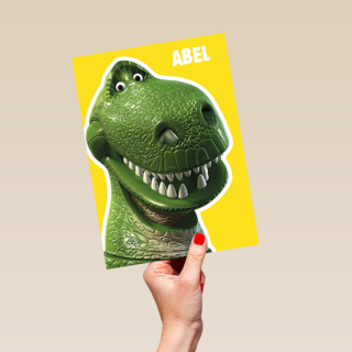 Toy Story verjaardagskaart Rex