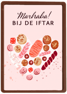 ramadan kaart Marhaba bij de iftar