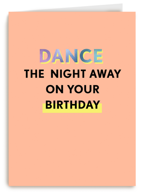 Verjaardagskaart Hallmark | Verjaardagskaart Man Vrouw Dance The Night Away On Your Birthday
