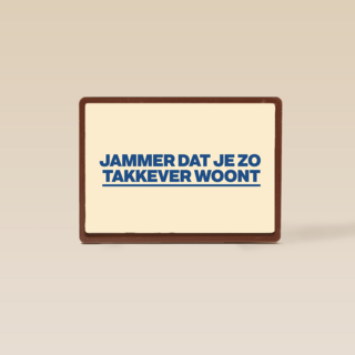 verhuizing kaart jammer dat je zo takkever woont