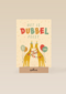 dubbel feest met twee giraffen en confetti