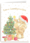 Kerstkaart foreverfriends kerstboom optuigen