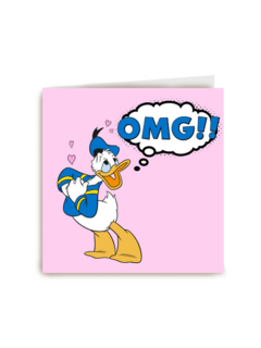 Liefde kaart Donald Duck OMG
