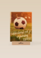Verjaardagskaart voetbal topper