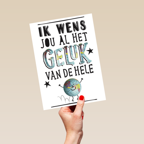 veel geluk wens