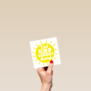 Op kamp kaart zon Veel plezier op kamp