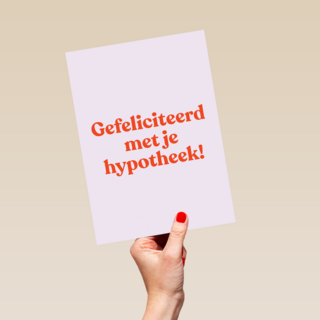 nieuwe woning kaart andc gefeliciteerd met je hypotheek