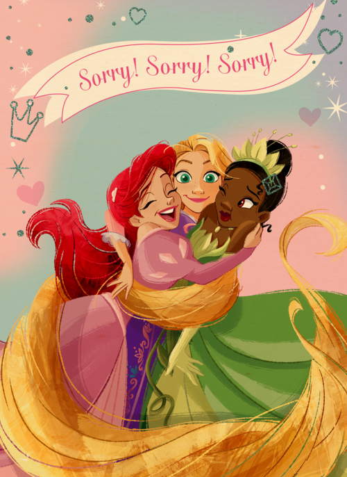 Sorry kaart Disney prinsessen