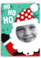 hohoho grappige fotokaart kids