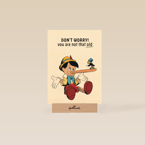 Verjaardagskaart Pinocchio