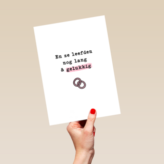 Getrouwd ze leefde nog lang en gelukkig