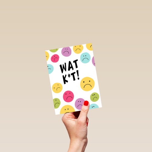 Gezakt kaart smilies