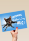 vaderdagkaart grappig incoming vaders day hug