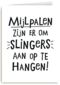 quote kaart mijlpalen zijn er om slingers aan op te hangen
